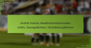Andrés Iniesta: Maailmanmestaruuden voitto, Seurapalkinnot, Yksittäiset palkinnot